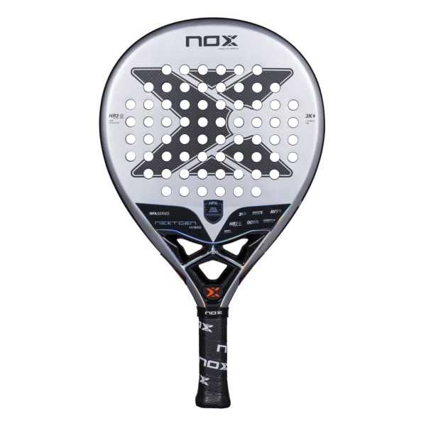 Racchetta Padel NOX NFA NOX NextGen Pro Hybrid 3K Padel  Silver/Black PNFANGHYB