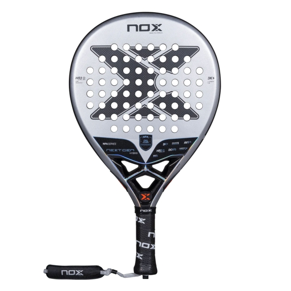 NOX NextGen Pro Hybrid 3K Padel - Silver/Black