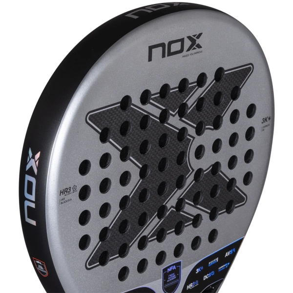 NOX NextGen Pro Hybrid 3K Padel - Silver/Black