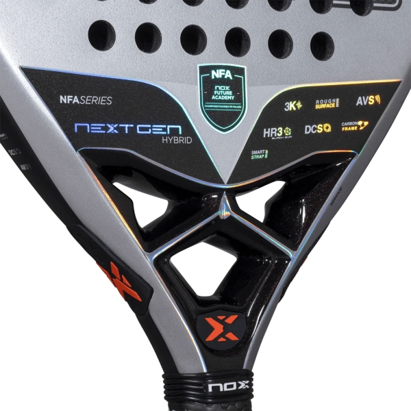 NOX NextGen Pro Hybrid 3K Padel - Silver/Black