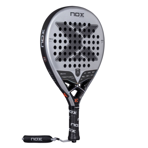 NOX NextGen Pro Hybrid 3K Padel - Silver/Black