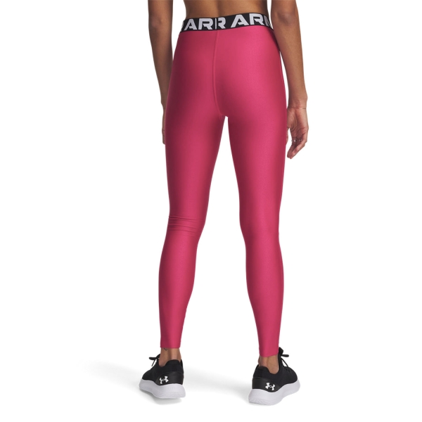 Under Armour HeatGear Authentics Tights - Shaded Fuchsia/White
