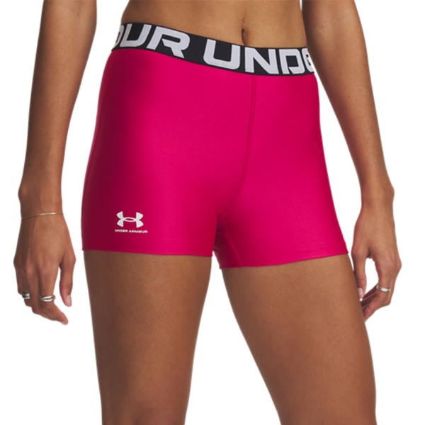 Gonne e Pantaloncini Tennis Under Armour HeatGear Authentics 3in Pantaloncini  Shaded Fuchsia/White 13836290681