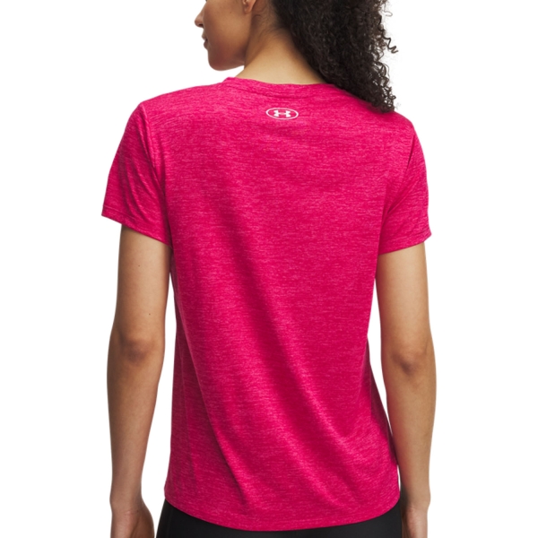 Under Armour Tech Twist Classic Camiseta - Shaded Fuchsia/White