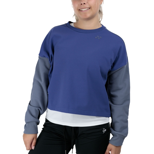 Maglie e Felpe Tennis Donna Yonex Practice Felpa  Blueberry YL37003BB