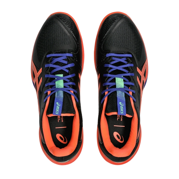 Asics Solution Speed FF 3 Padel - Black/Vivid Coral