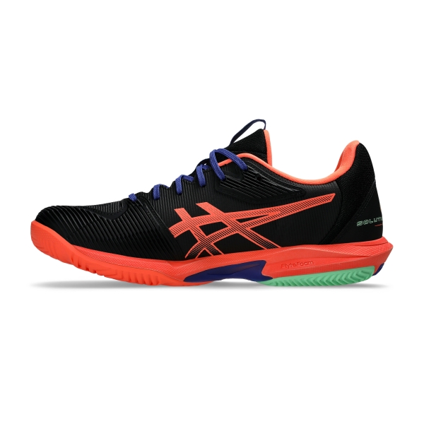 Asics Solution Speed FF 3 Padel - Black/Vivid Coral