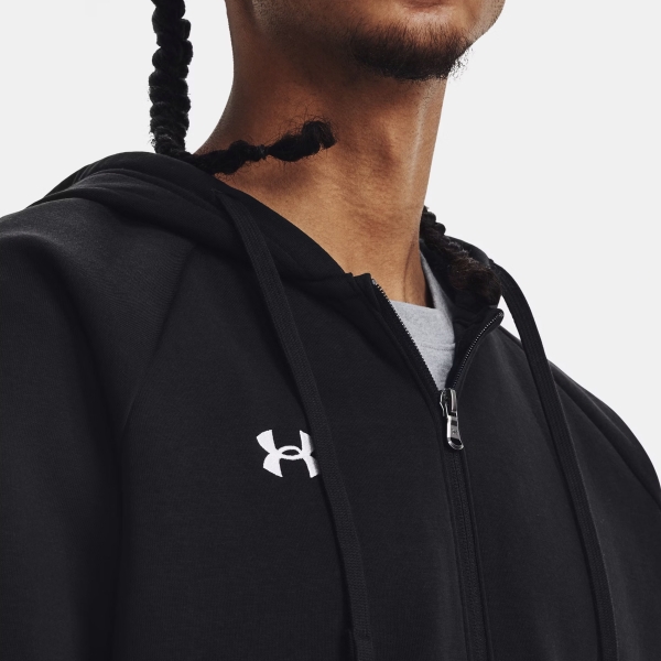 Under Armour Rival Fleece Pro Hoodie - Black/White