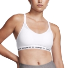 Under Armour Crossback Low Sports Bra - White/Black