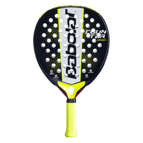 Racchetta Padel Babolat Origin Babolat Counter Origin Padel  Black/Yellow 150154100