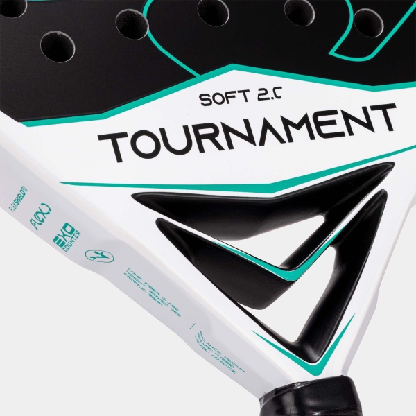 Joma Tournament Soft 2.0 Padel - White/Green