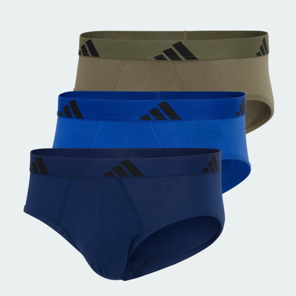 adidas Active Flex x 3 Calzoncillos - Green/Blue/Dark Blue