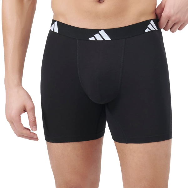 Tennis Men's Underwear adidas Active Flex x 3 Boxer  Black 4AM0049000
