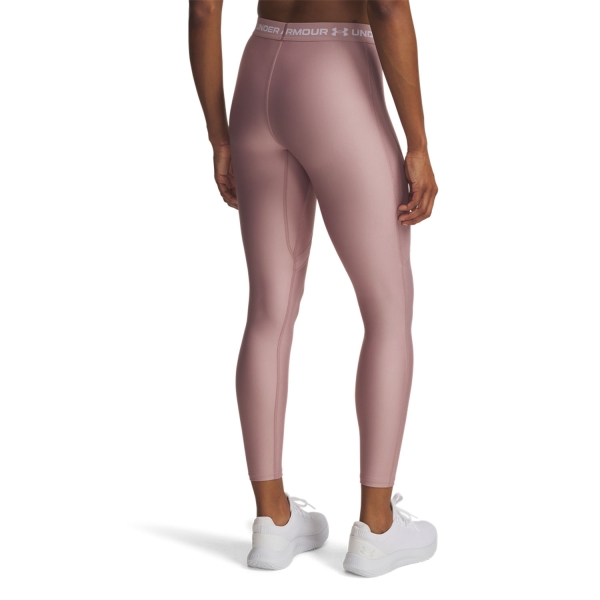 Under Armour HeatGear Rib Tights - Tourmaline Pink/White