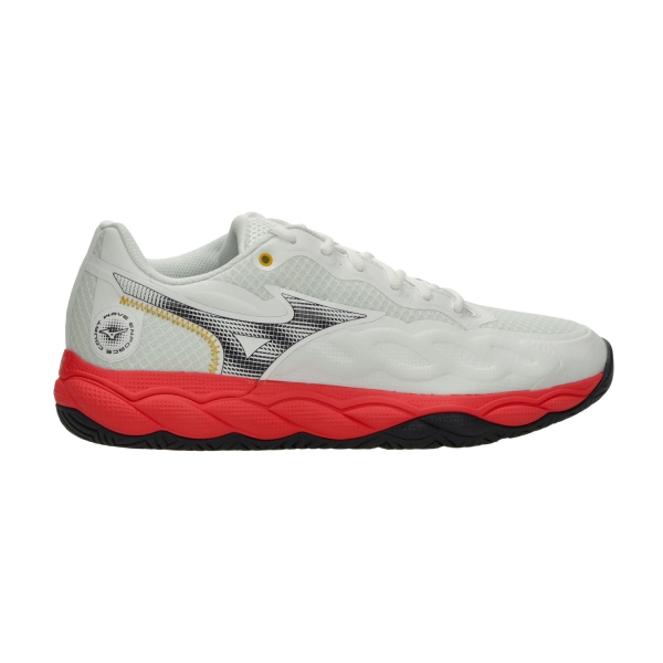 Calzado Tenis Hombre Mizuno Wave Enforce Court AC  White/Baritone Blue/Calypso Coral 61GA243260