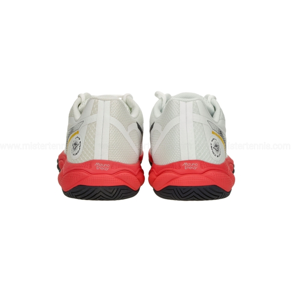 Mizuno Wave Enforce Court AC - White/Baritone Blue/Calypso Coral