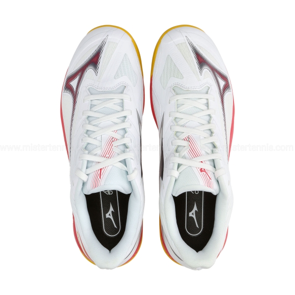 Mizuno Wave Exceed Court AC - White/Calypso Coral/Citrus