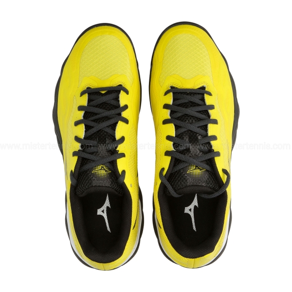 Mizuno Wave Enforce Court Padel - Vibrant Yellow/White/Black Sand