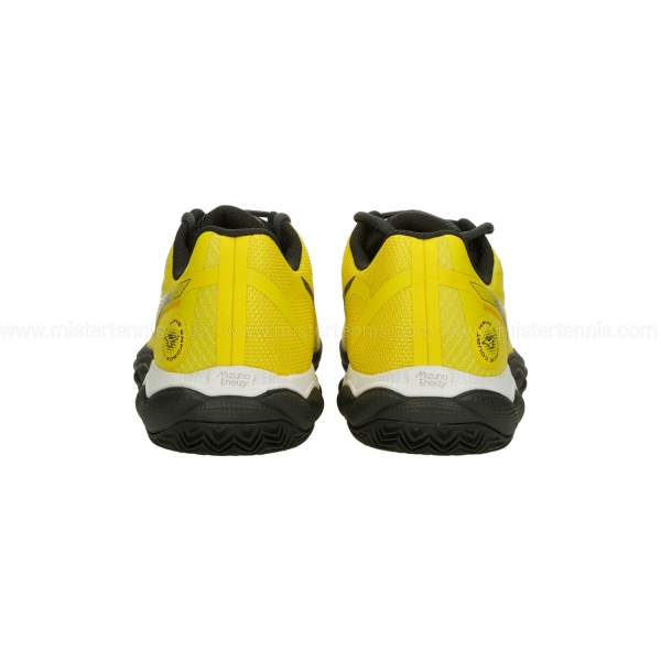 Mizuno Wave Enforce Court Padel - Vibrant Yellow/White/Black Sand