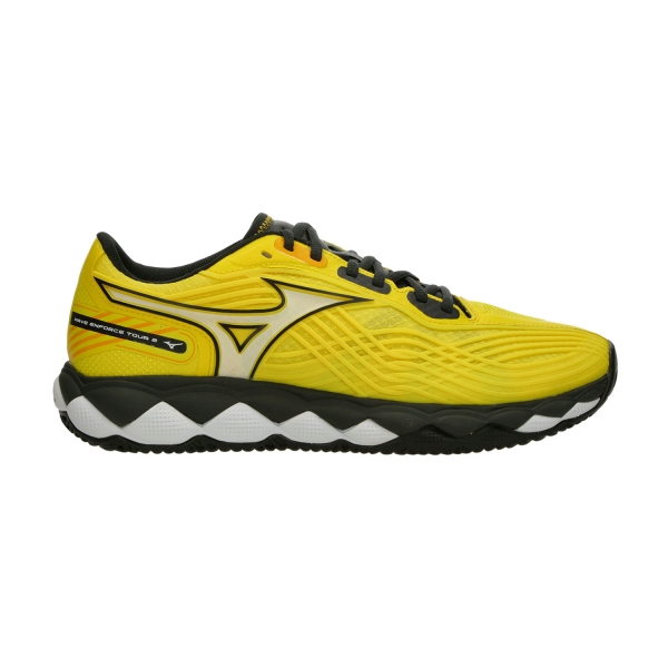 Scarpe Padel Mizuno Wave Enforce Tour 2 Padel  Vibrant Yellow/White/Black Sand 61GB250645