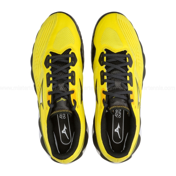 Mizuno Wave Enforce Tour 2 Padel - Vibrant Yellow/White/Black Sand