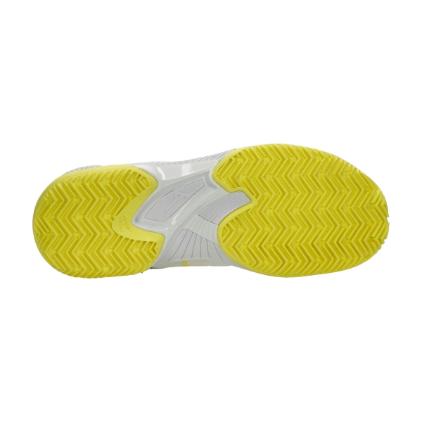 Mizuno Wave Exceed Court Padel - White/Black Sand/Lemon Tonic