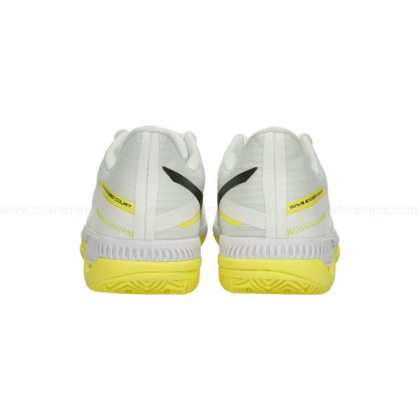 Mizuno Wave Exceed Court Padel - White/Black Sand/Lemon Tonic
