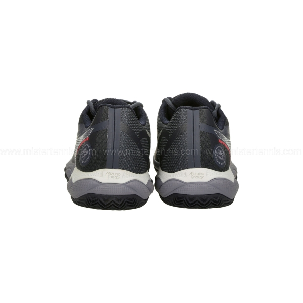 Mizuno Wave Enforce Court Clay - Odyssey Gray/White/Blue Granite