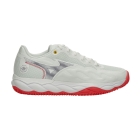 Mizuno Wave Enforce Court Clay - White/Blue Granite/Calypso Coral