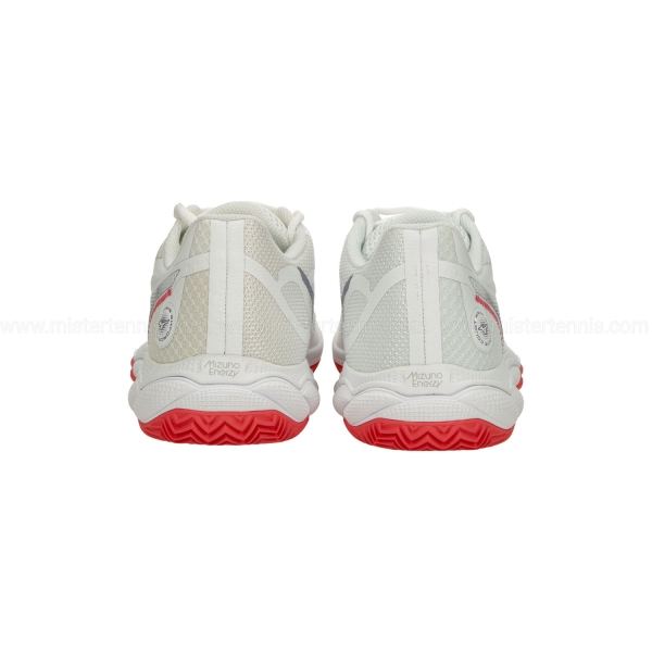 Mizuno Wave Enforce Court Clay - White/Blue Granite/Calypso Coral