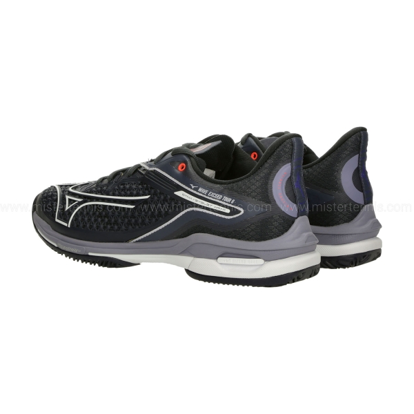 Mizuno Wave Exceed Tour 6 Clay - Odyssey Gray/White/Blue Granite