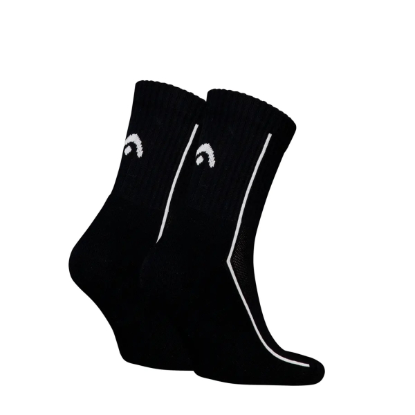 Head Performance Crew x 2 Calcetines - Black