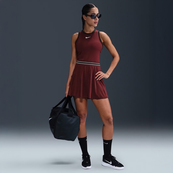 Nike Court Slam Dress - Dark Team Red/Sequoia/White