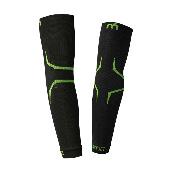 Manicotto a Compressione Mico OxiJet Manicotti a Compressione  Black/Fluo Green AC1120155
