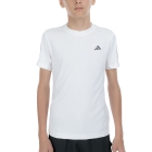 adidas Club 3 Stripes Logo Camiseta Niño - White