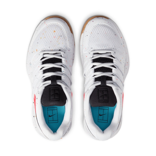 Nike Vapor X Niños - White/Laser Crimson Oracle Aqua Off Noir Wheat