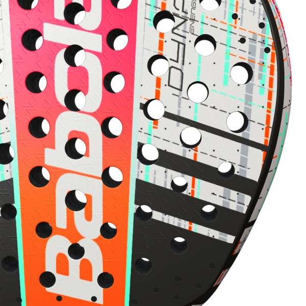 Babolat Dyna Energy Padel - Bianco/Nero/Arancione/Rosa