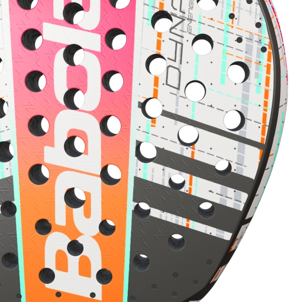 Babolat Dyna Energy Padel - Bianco/Nero/Arancione/Rosa