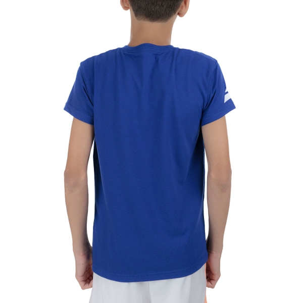 Babolat Exercise Logo Maglietta Bambino - Sodalite Blue