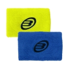 Bullpadel Logo Large Wristbands - Azul Atomico/Lima