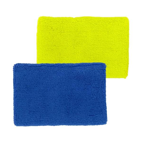 Bullpadel Logo Large Wristbands - Azul Atomico/Lima