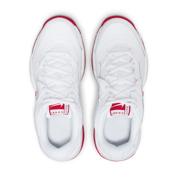 Nike Court Lite 2 Niña - White/University Red