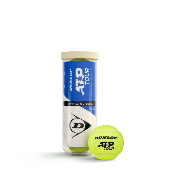 Palline Tennis Dunlop Dunlop ATP Tour  Tubo da 3 Palline 601598
