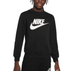 Nike Club Crew Felpa Bambini - Black/White