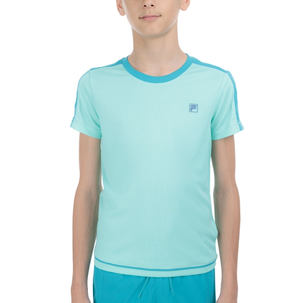 Polo e Maglia Tennis Bambino Fila Elias Maglietta Bambino  Ice Green/Capri Breeze FJL2513994301
