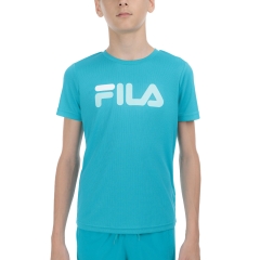 Fila Logo T-Shirt Junior - Capri Breeze