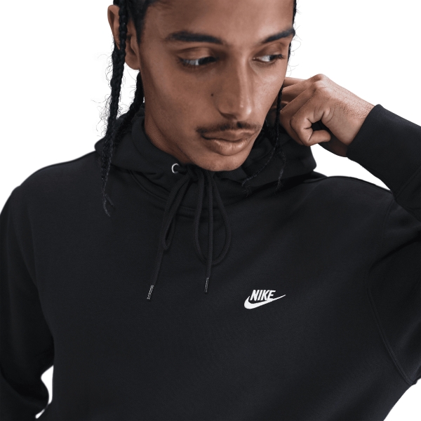 Nike Club Hoodie - Black/White