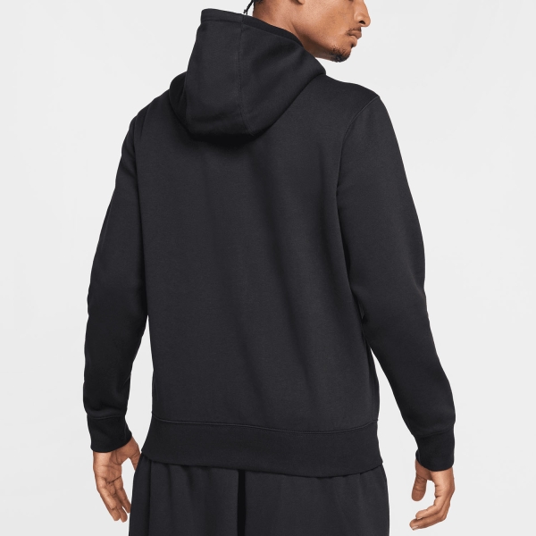 Nike Club Fleece Hoodie - Black/White