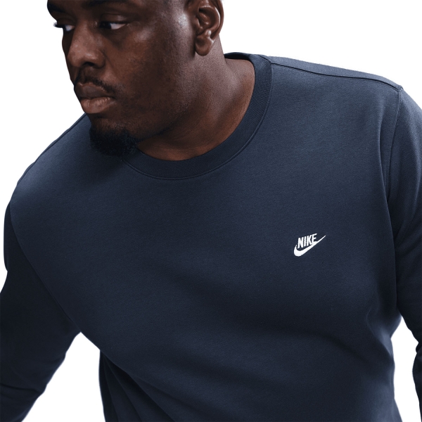 Nike Club Shirt - Obsidian/White