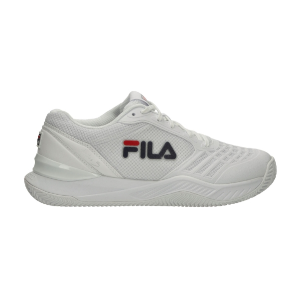 Scarpe Tennis Uomo Fila Axilus 3 Clay  White/Navy/Red FTM25120001